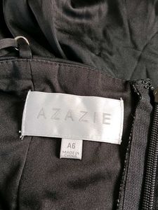 Elegant Black Azazie Dress (A6)