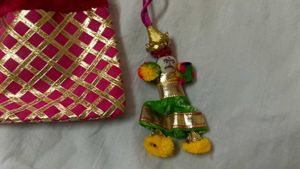 Festive Pink Pouch/ Potli