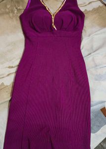 Elegant Purple Dress