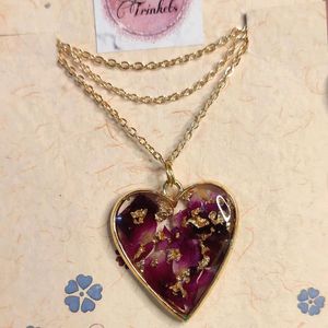 RESIN PENDANTS (real flowers)