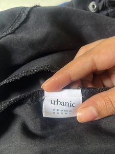 Black Strings Parachute Pant Urbanic