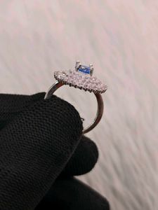 Pure Silver Ladies Ring