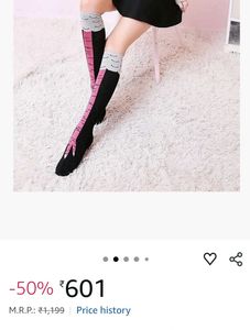 Knee High Funky Chicken Leg Socks