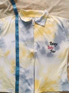 Tie-Dye Zip Up Jacket