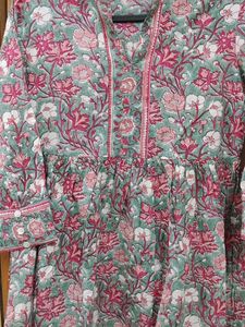 Floral Print Tunic Top