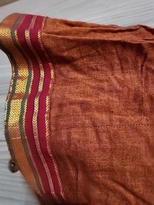 Beautiful Stitched NarayanpetPattu Border Anarkali