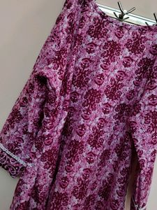 Vintage Floral Print Dress