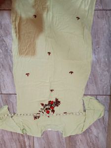 Peach Embroidered Tunic