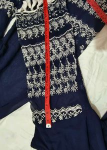 Very Amazing N Beautiful Embroidery Frock Set