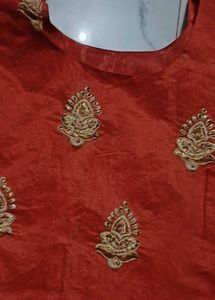 Embroidery kurti and Salwar set