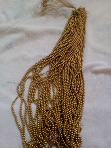 Dull Shade golden beads