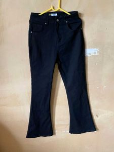 Off Duty Black Bootcut Denim
