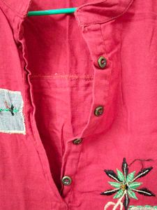 Red Kurta