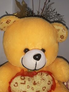 Baby YELLOW TEDDY BEAR With Heart