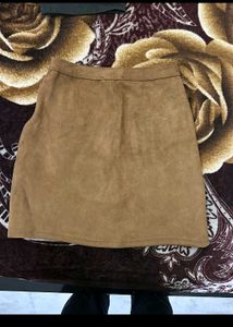 Brown Miniskirt