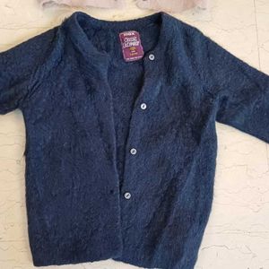 Cute Girls Fluffy Soft Cardigans - Set of 2