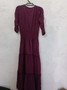 Elegant Purple Maxi Dress