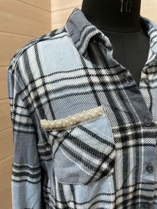Pintresty oversized check shirt
