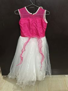 Pink &amp; White Party Dress