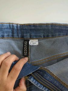 Denim High-Waisted Shorts