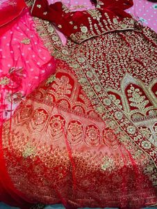Red Embroidered Lehenga Choli