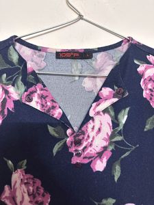 109 F Flower Print Dress