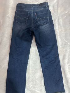 Straight Fit High Rise Jeans