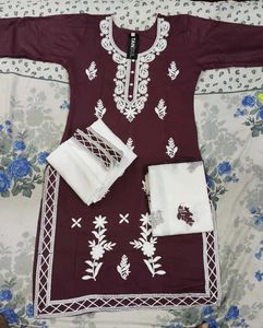 Embroidered Kurta Set