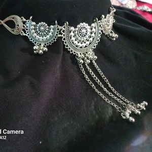 Oxidised Chocker Necklace