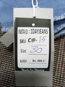 C@15 Size-30 Slim Capri