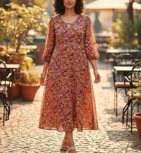 Floral Print Maxi Dress