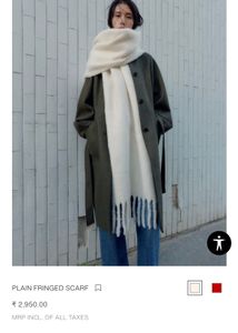 Zara Fringed Scarf - Stylish & Cozy