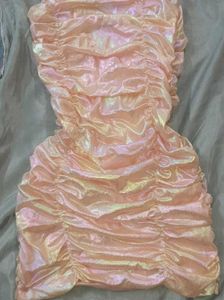 ruched mini dress
