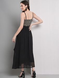 Chic Leopard Print Maxi Dress