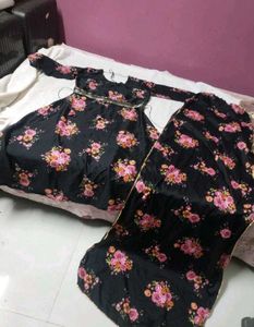 Floral Anarkali Kurta Set