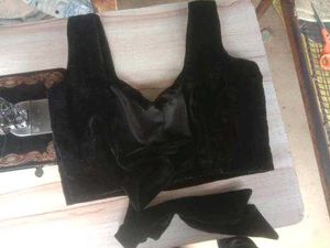 Black Velvet Blouse