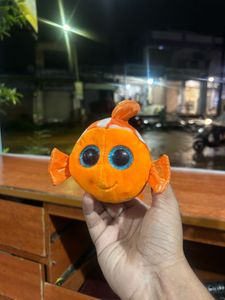 TY Beanie Boos SAMI the Orange & White Fish Glitte