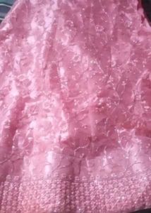 Elegant Pink Embroidered Lehnga
