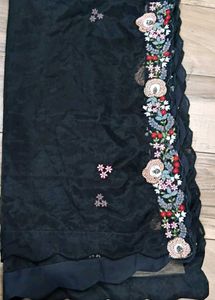 Mehndi Green Embroidery FULLSuit Set (+ Dupatta)