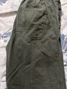 Olive Green Cargo Shorts