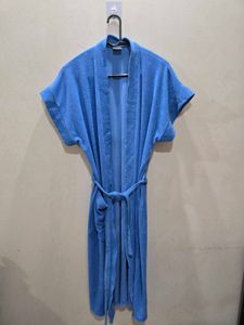 Blue Terry Cloth Robe