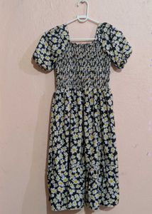 Floral Print Mini Dress