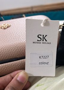 New Sling Bag In Beige Color With Long Handle