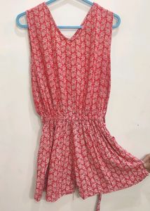 Girls Floral Romper
