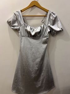 H&amp;M puff sleeve dress