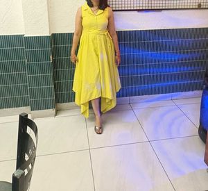 lime green yellowish Casual Dress
