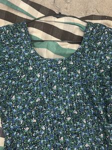 Floral Print Kurta