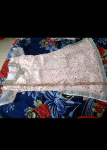 Peach Gharara Suit