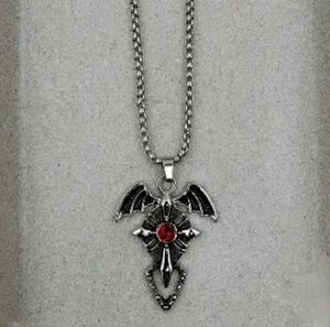 Viper Velvet Cross Pendant Necklace