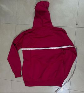 Stylish Red Zip-Up Hoodie